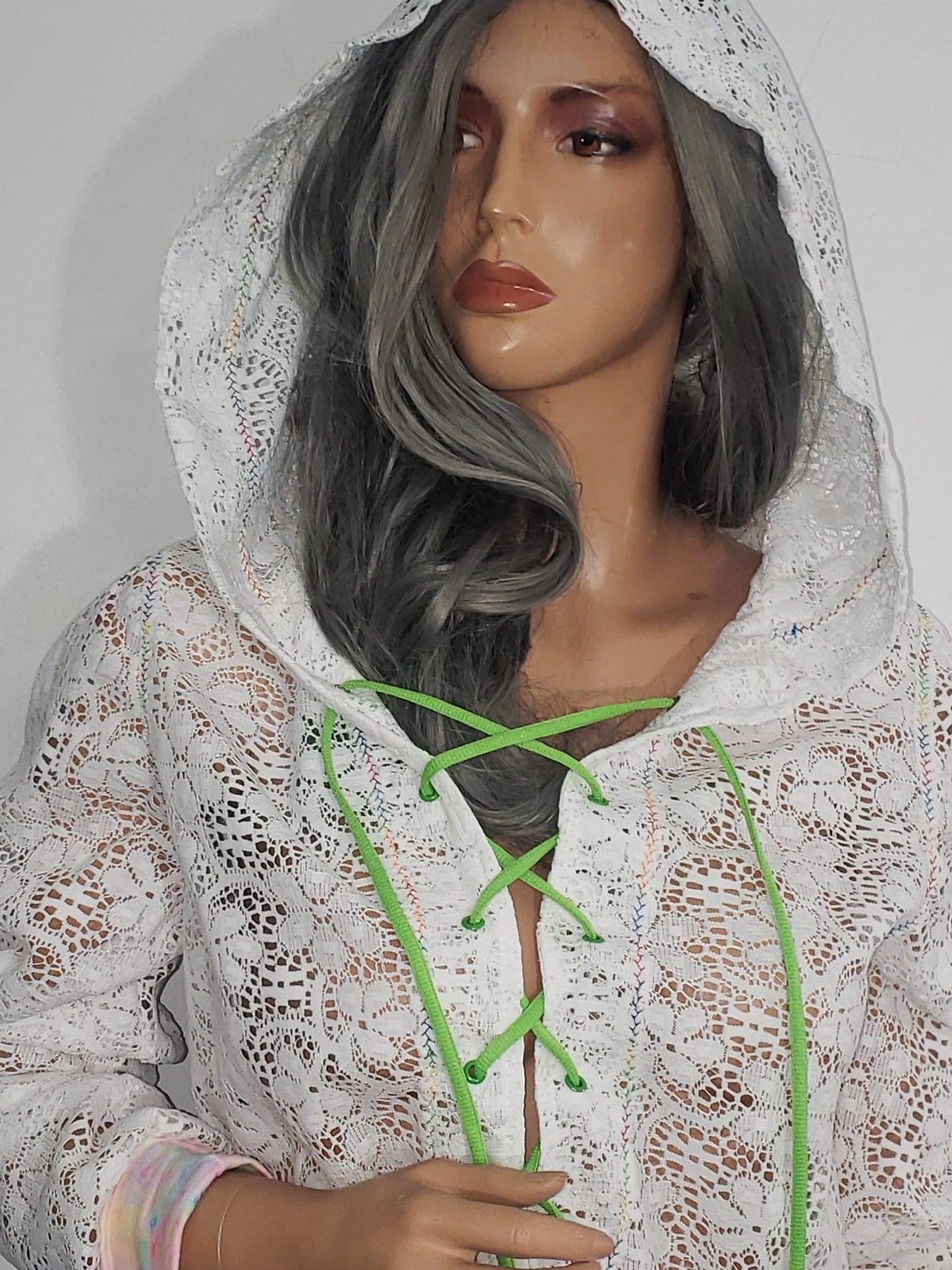 Rainbow Lace Hoodie (M)